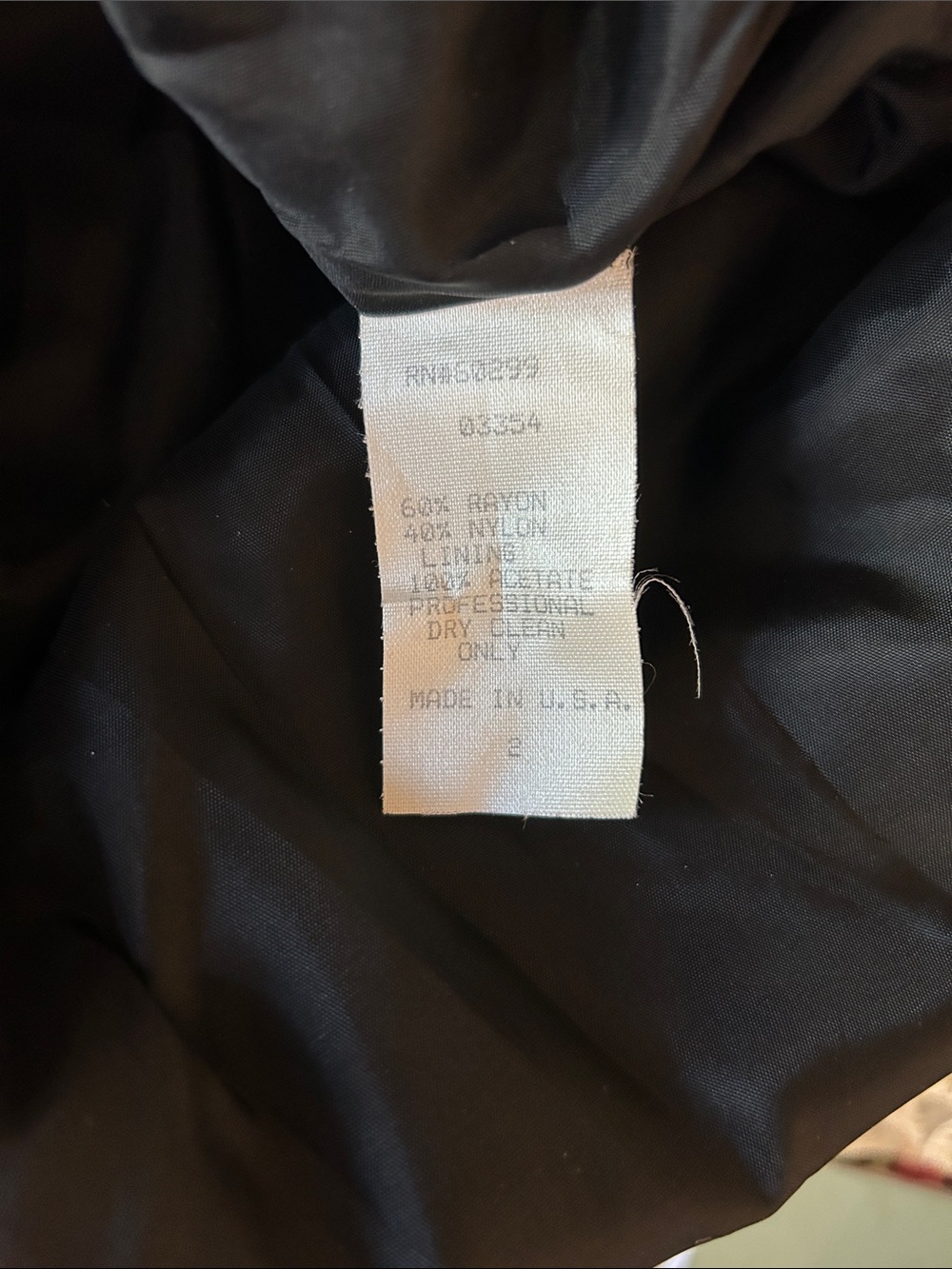 Chetta B Vintage Black Maxi Skirt with Pastel Floral Embroidery size 2 - Picture 10 of 10